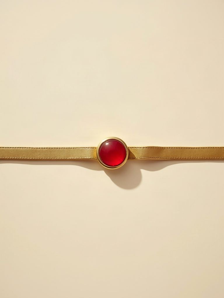 Golden Red — Evening belt